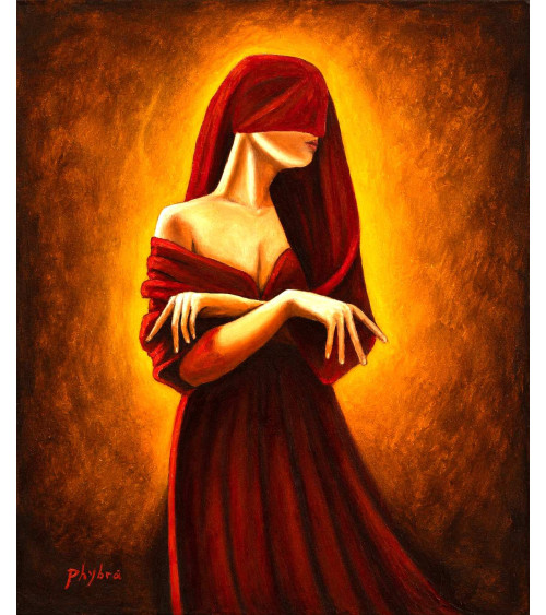 LA MADONE DE LA NUIT – Peinture PHYBRA | LEV Arts Contemporains