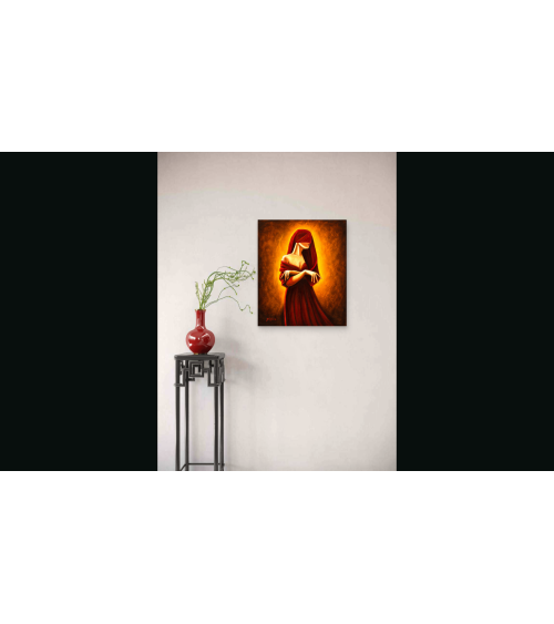 LA MADONE DE LA NUIT – Peinture PHYBRA | LEV Arts Contemporains