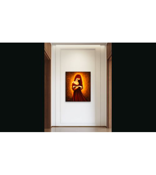 LA MADONE DE LA NUIT – Peinture PHYBRA | LEV Arts Contemporains