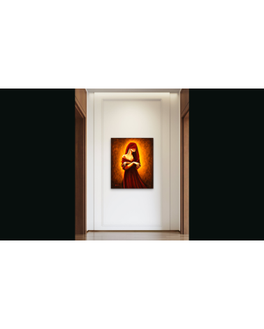 LA MADONE DE LA NUIT – Peinture PHYBRA | LEV Arts Contemporains