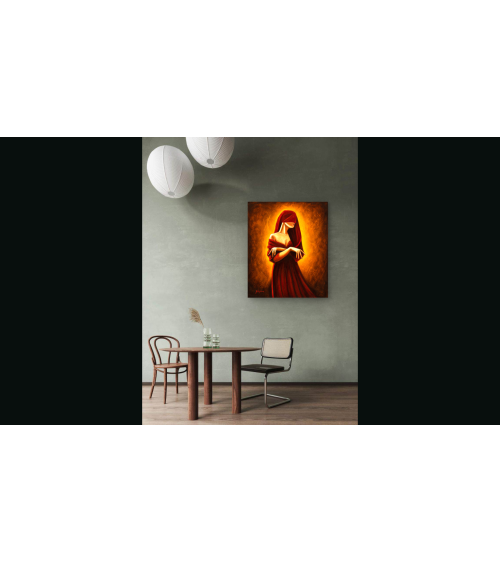 LA MADONE DE LA NUIT – Peinture PHYBRA | LEV Arts Contemporains