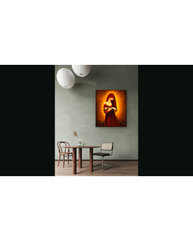 LA MADONE DE LA NUIT – Peinture PHYBRA | LEV Arts Contemporains