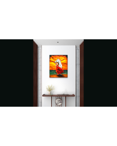 CHEVAL MOQUEUR – Peinture PHYBRA | LEV Arts Contemporains