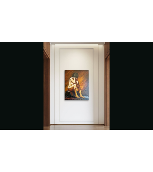 LA BOUDEUSE – Peinture PHYBRA | LEV Arts Contemporains