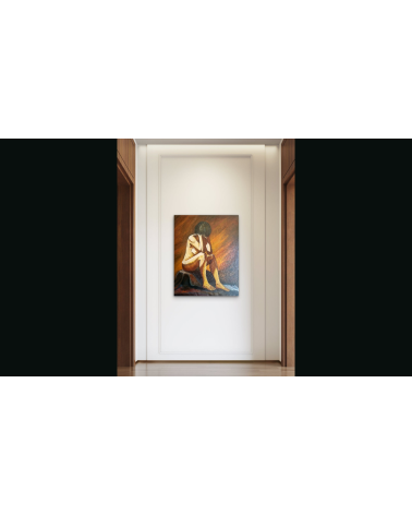 LA BOUDEUSE – Peinture PHYBRA | LEV Arts Contemporains