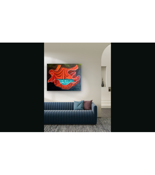 LES LARMES DE L'AMI – Peinture PHYBRA | LEV Arts Contemporains