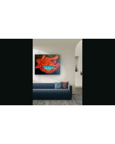 LES LARMES DE L'AMI – Peinture PHYBRA | LEV Arts Contemporains