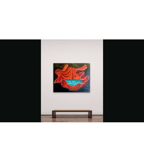 LES LARMES DE L'AMI – Peinture PHYBRA | LEV Arts Contemporains