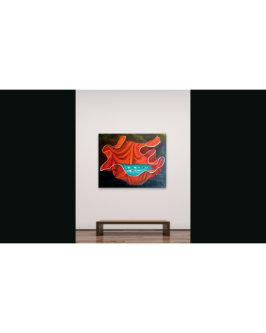 LES LARMES DE L'AMI – Peinture PHYBRA | LEV Arts Contemporains