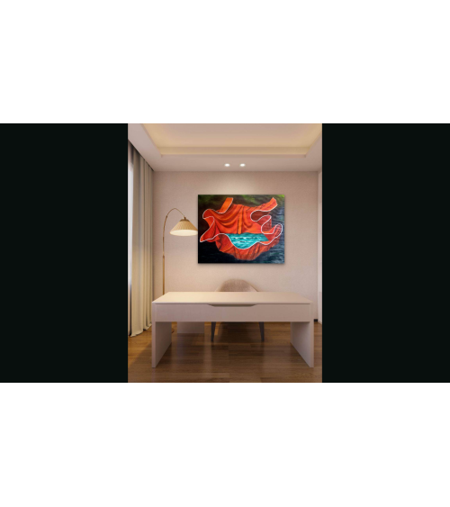 LES LARMES DE L'AMI – Peinture PHYBRA | LEV Arts Contemporains