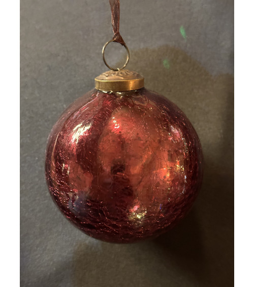 Boule de Noël en verre