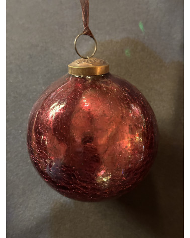 Boule de Noël en verre