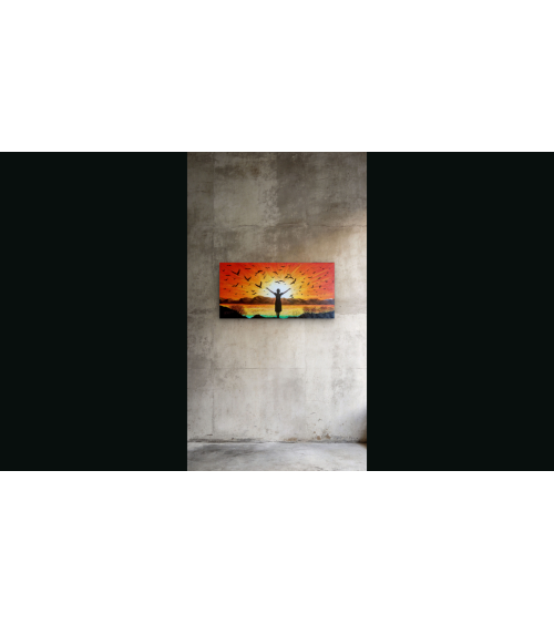 Bienvenue – Peinture à l'huile de PHYBRA | LEV Arts Contemporains
