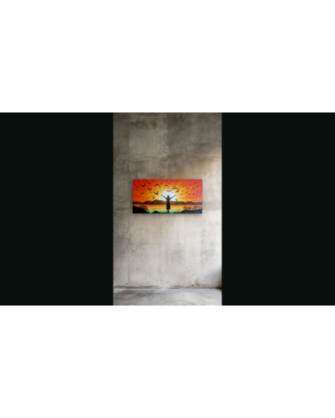 Bienvenue – Peinture à l'huile de PHYBRA | LEV Arts Contemporains