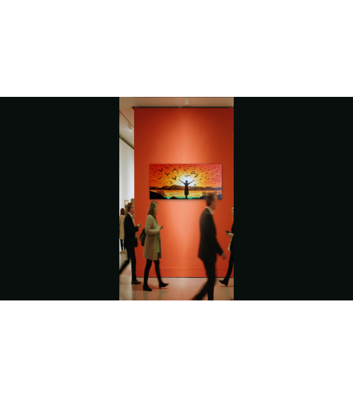 Bienvenue – Peinture à l'huile de PHYBRA | LEV Arts Contemporains