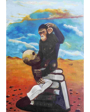 LA CONTINUITE DE C'ETAIT DEMAIN – Peinture à l'huile de PHYBRA | LEV