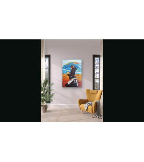 LA CONTINUITE DE C'ETAIT DEMAIN – Peinture à l'huile de PHYBRA | LEV