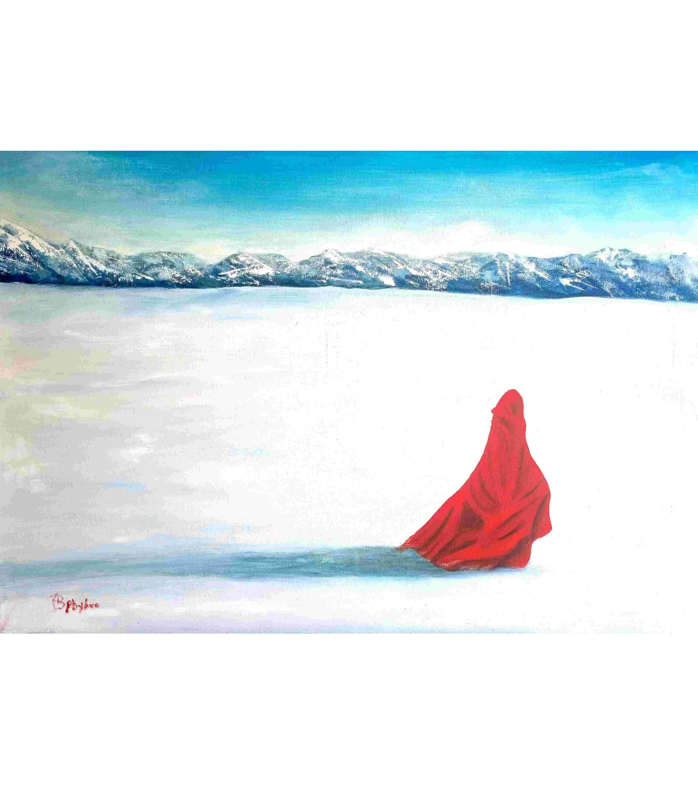 EN COUPANT PAR LE LAC  – Peinture à l'huile de PHYBRA | LEV Arts