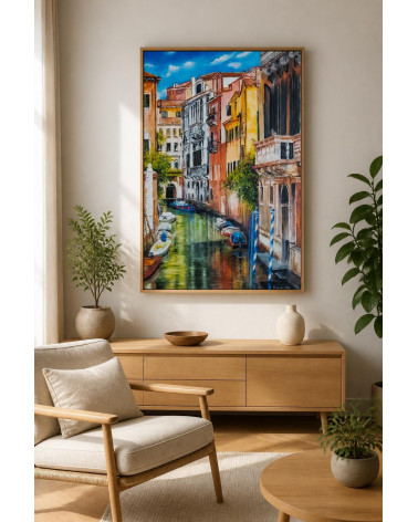 couleurs de venise – Peinture urbaine à l'huile, Oleksandr Puzyr