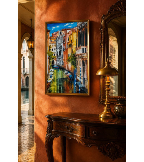 couleurs de venise – Peinture urbaine à l'huile, Oleksandr Puzyr