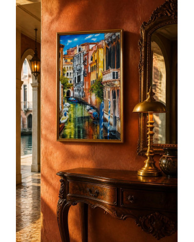 couleurs de venise – Peinture urbaine à l'huile, Oleksandr Puzyr