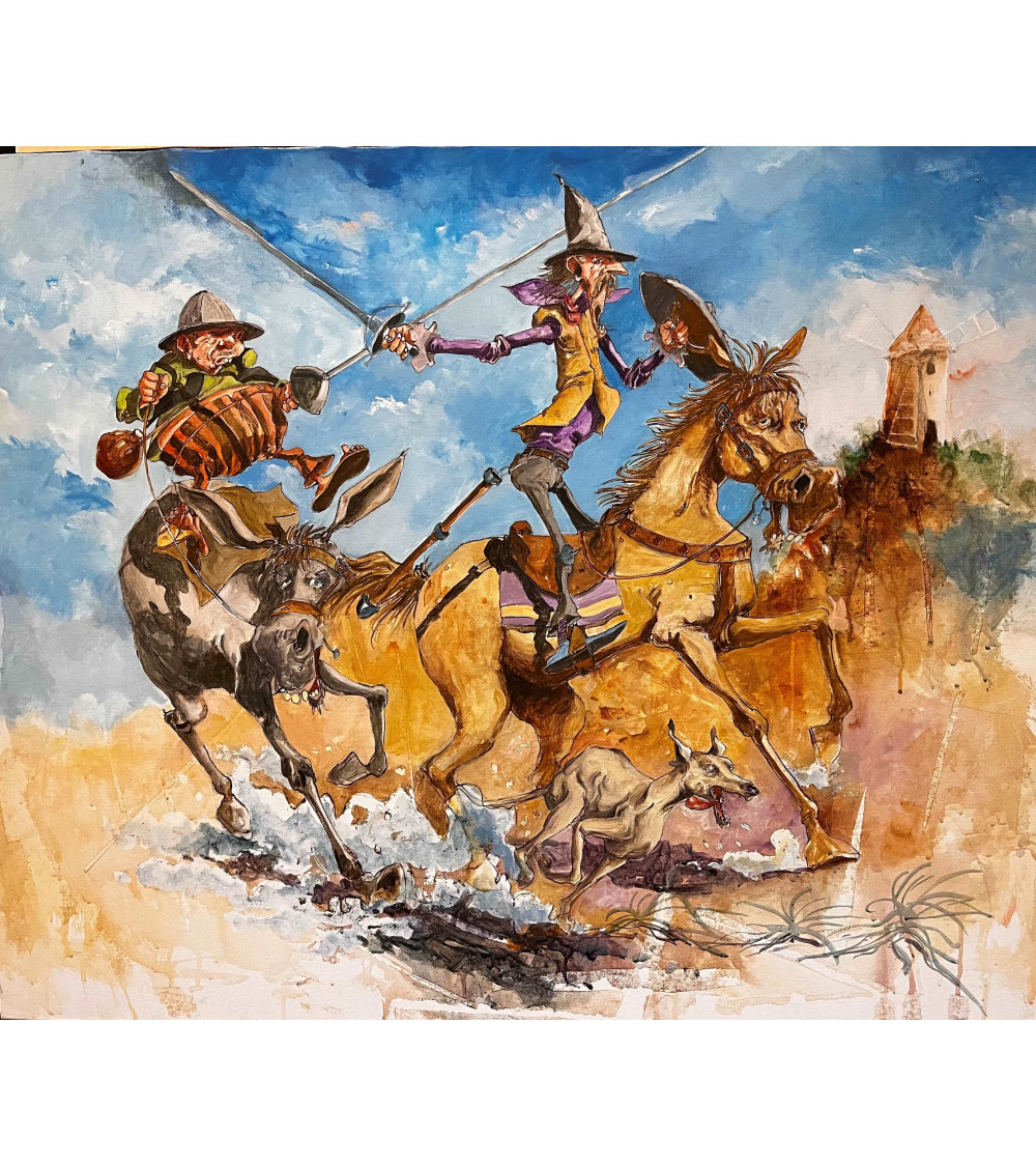 Illustration de Don Quichotte revisité