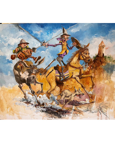 Illustration de Don Quichotte revisité