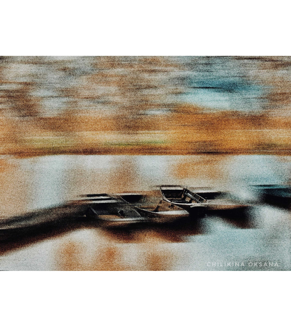 Barques de Loire – Digigraphie d’art | Oksana Chilikina