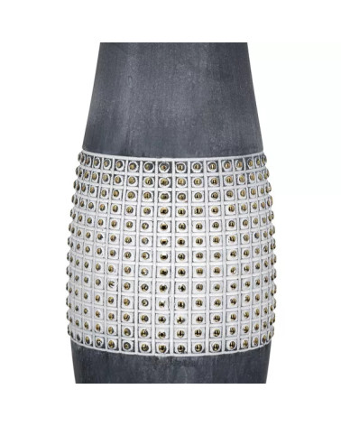 Vase de sol en céramique anthracite pour souligner avec élégance votre