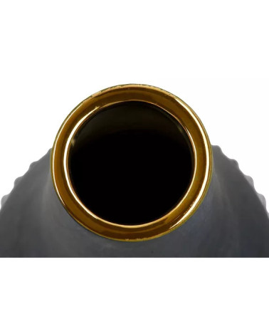 Vase de sol en céramique anthracite pour souligner avec élégance votre
