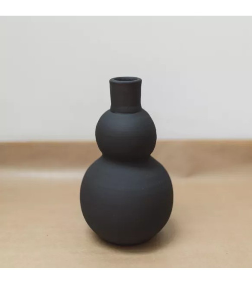 Vase Bergame noire