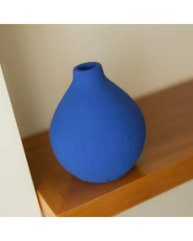 Vase en céramique Milos bleu cyclades