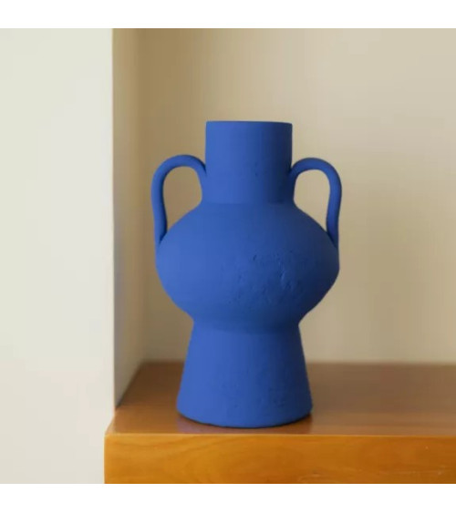 Vase en céramique Santorin Bleu Cyclades