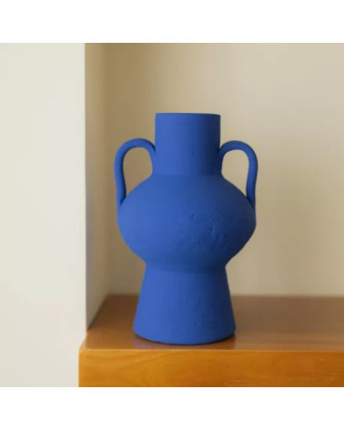Vase en céramique Santorin Bleu Cyclades