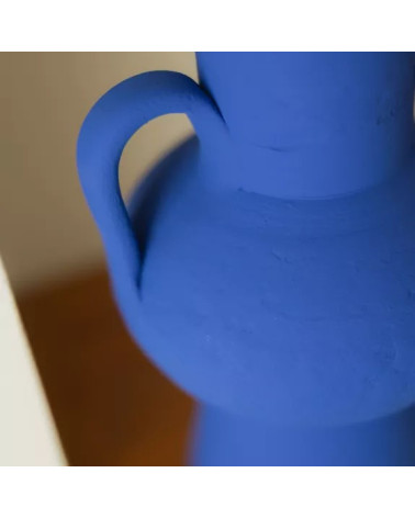 Vase en céramique Santorin Bleu Cyclades