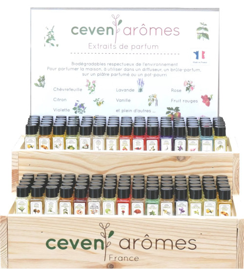 Extraits de parfum CEVEN AROMES,k produits en France dans les Cévennes