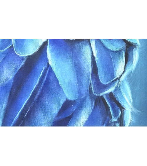 Très beau ara Hyacinthe par la peintre animalière Constance SCHROEDER.