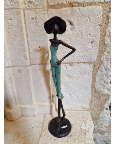 Statue en bronze à la cire perdue d'Issouf Bonkoungou