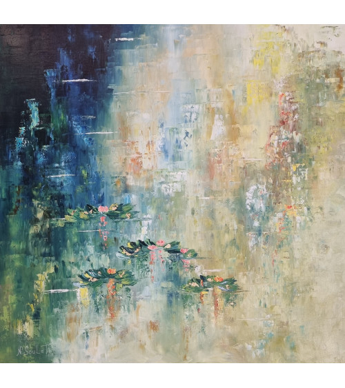 La représentation contemporaine du bassin des nymphéas de Claude Monet