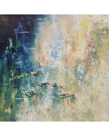 La représentation contemporaine du bassin des nymphéas de Claude Monet
