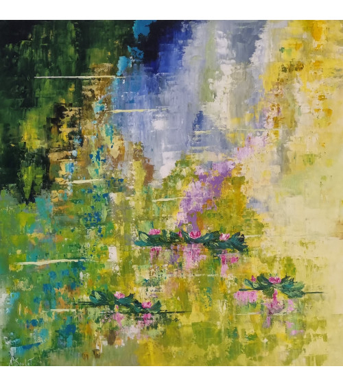 La représentation contemporaine du bassin des nymphéas de Claude Monet