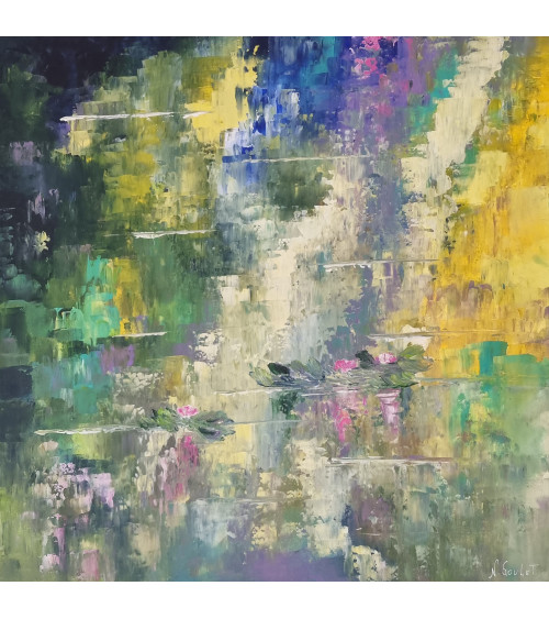 La représentation contemporaine du bassin des nymphéas de Claude Monet