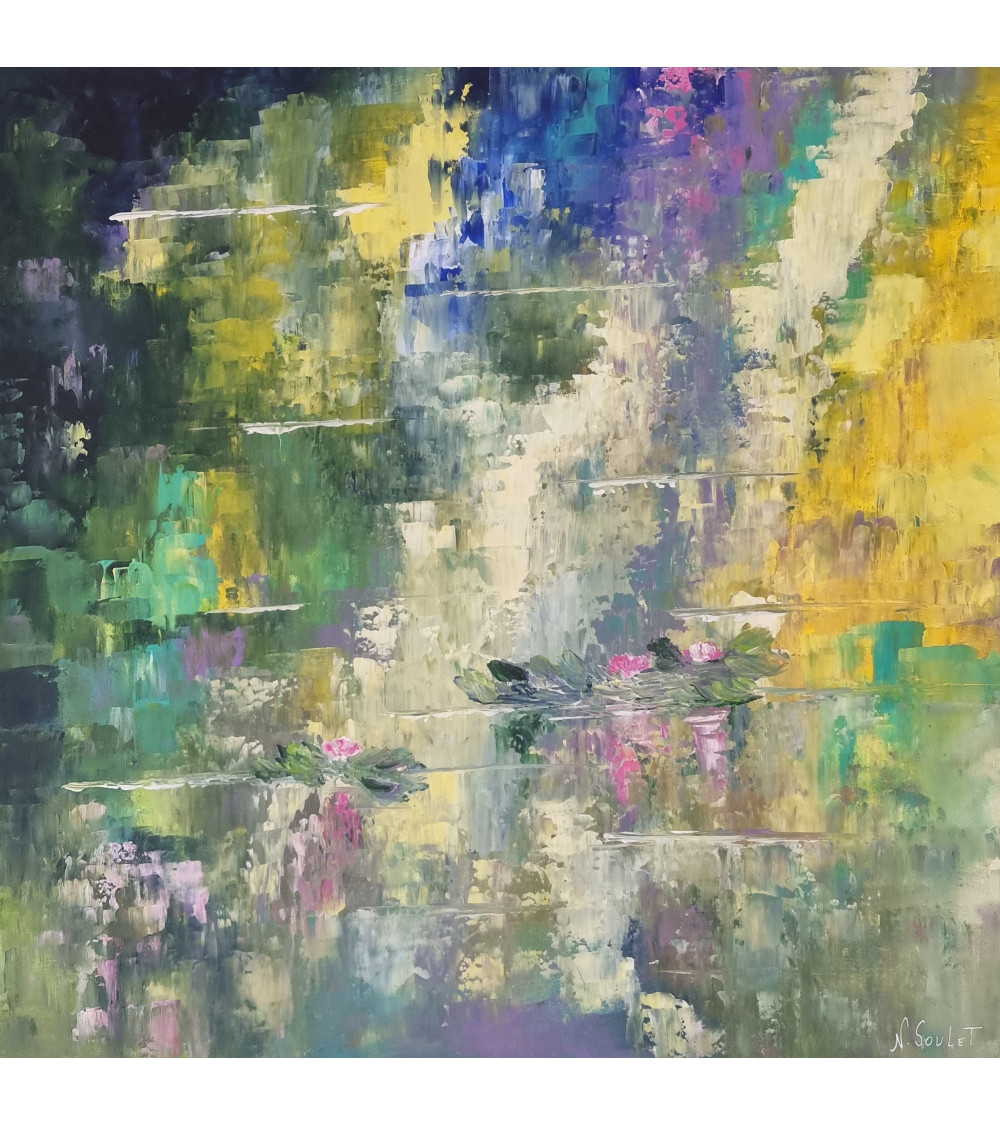 La représentation contemporaine du bassin des nymphéas de Claude Monet