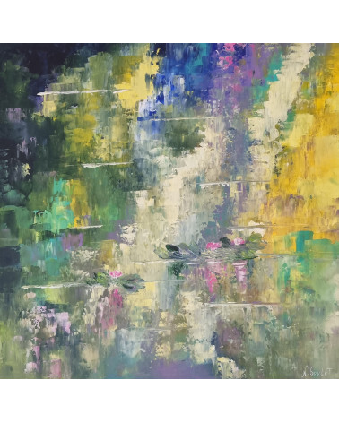 La représentation contemporaine du bassin des nymphéas de Claude Monet