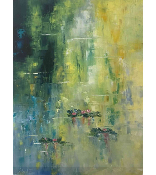 La représentation contemporaine du bassin des nymphéas de Claude Monet