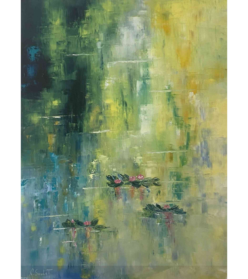 La représentation contemporaine du bassin des nymphéas de Claude Monet