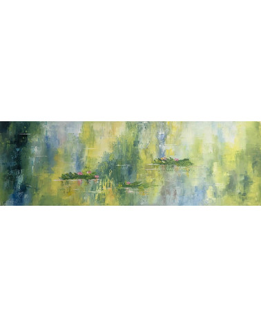 La représentation contemporaine du bassin des nymphéas de Claude Monet