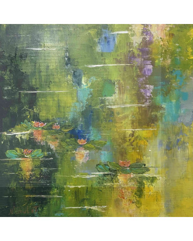 La représentation contemporaine du bassin des nymphéas de Claude Monet
