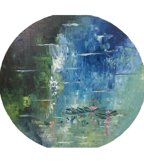 La représentation contemporaine du bassin des nymphéas de Claude Monet