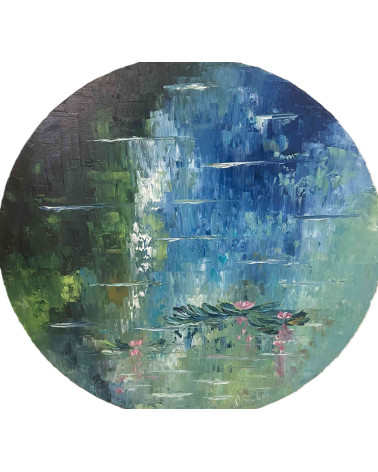 La représentation contemporaine du bassin des nymphéas de Claude Monet